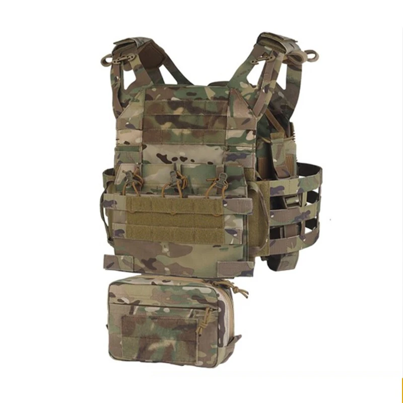 Tactical Hunting Vest Set with Pouch R Series JPC 3.0 Assault Tactical Set, Quick-Release, for Airsoft Training  & Hunting