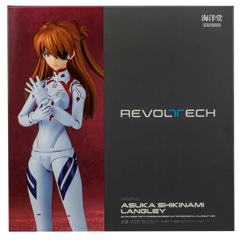 In Stock OriginalBOX  Revoltech EVA Soryu Asuka Langrey EVAGELION NEW THEATRICAL EDITION Model Animation collectible