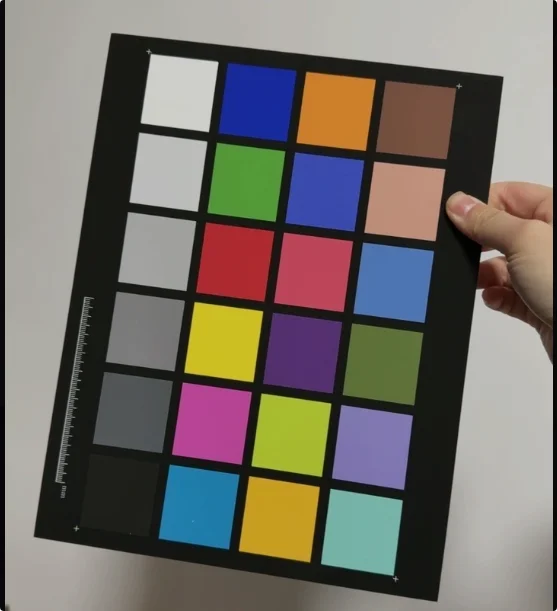 24 Color Checker Card International Standard Digital Photography Color Calibration Palette Universal LAB Color Test Chart