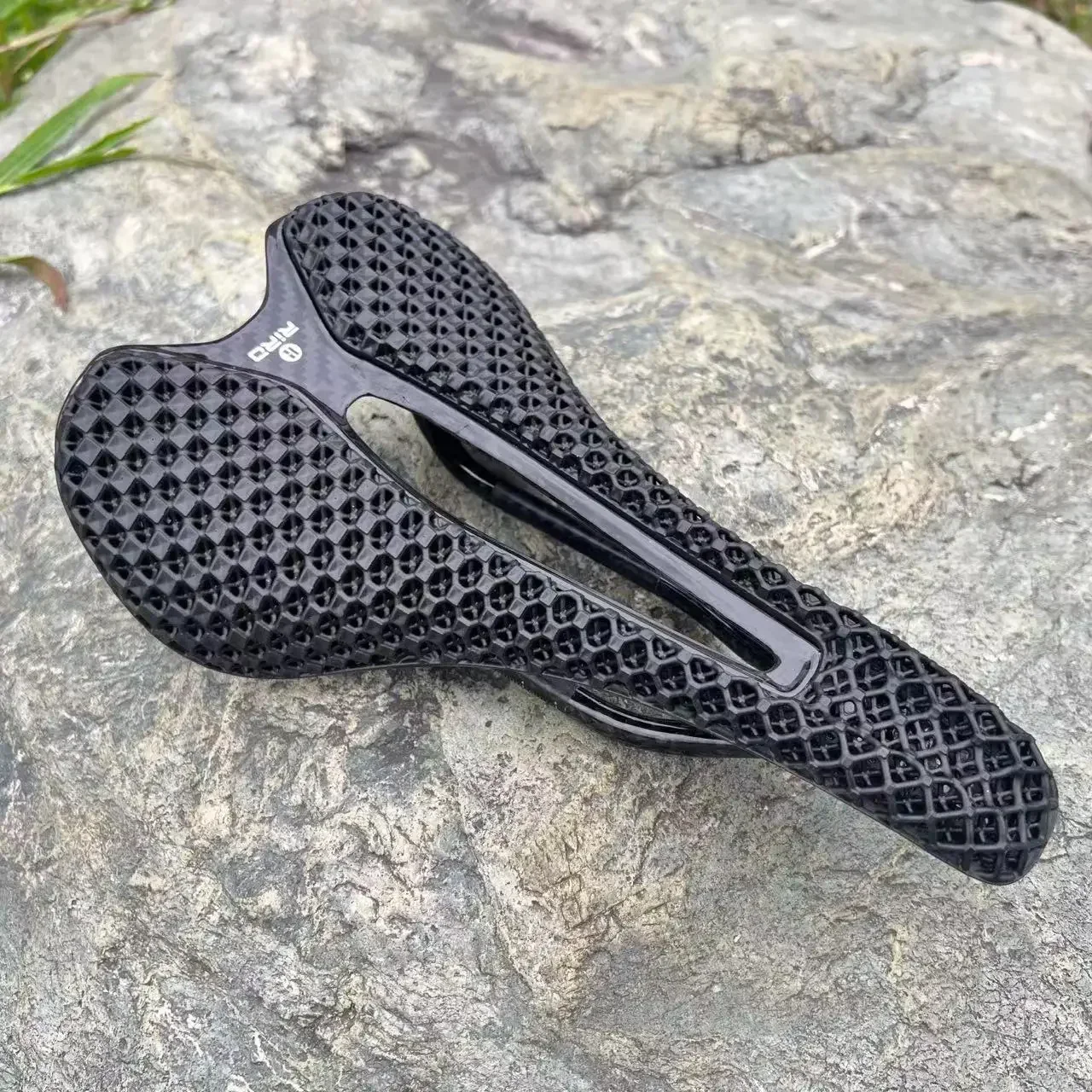 RIRO Bicycle Carbon Fiber Saddle 3D Printing Seat Ultra-Light and Breathable Hollow Honeycomb Cushion Soft Seat Bike Accessories