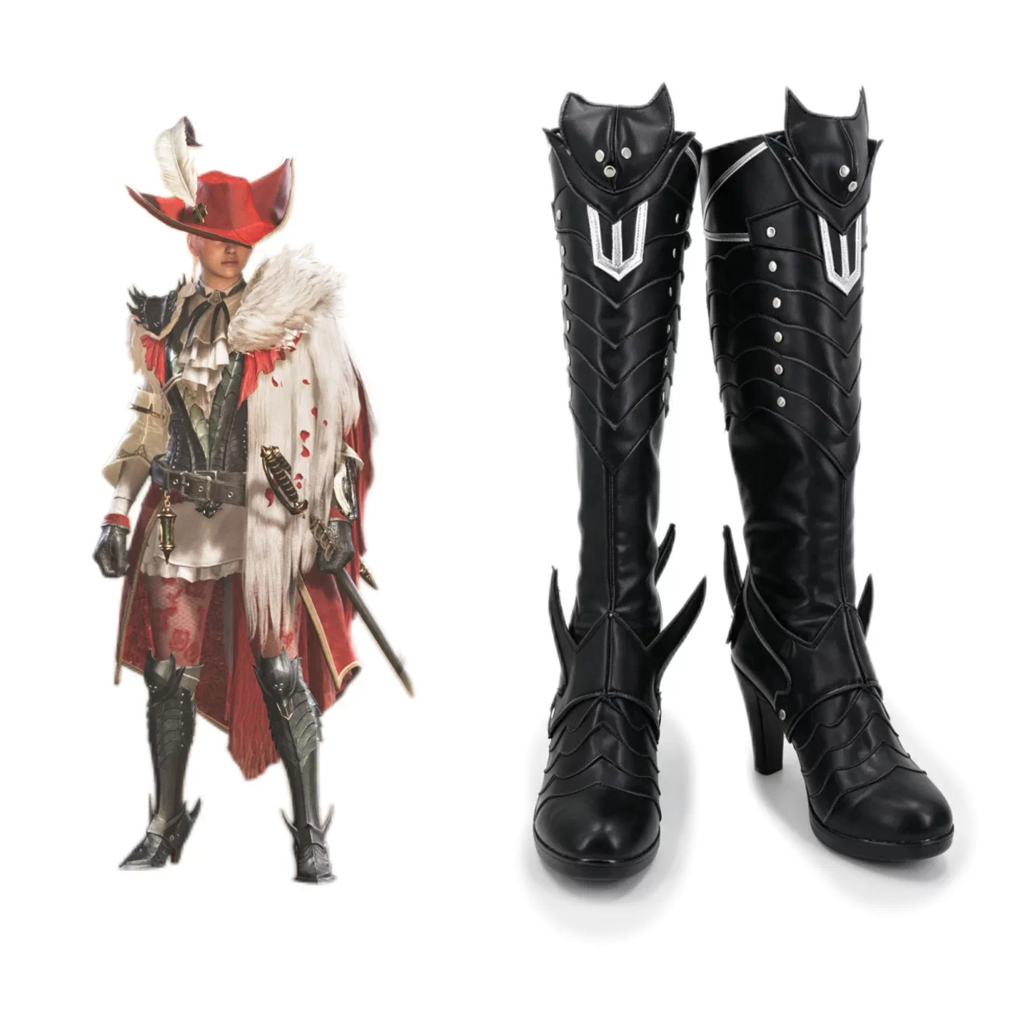 Lala Barina Cosplay Shoes Boots ‌Monster Hunter Costume Boots Halloween Party Accessories Props Boots
