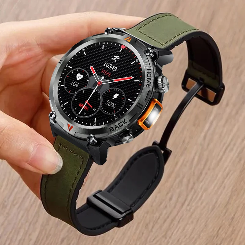 22Mm Leather Silico…