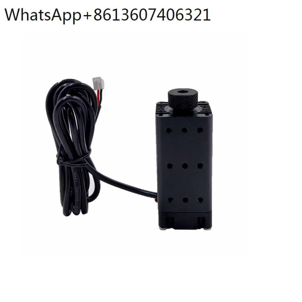 เลเซอร์แกะสลักสีน้ำเงิน-ม่วง445nm 1.6W ปรับความยาวโฟกัสได้12V/24V อินพุตควบคุม PWM