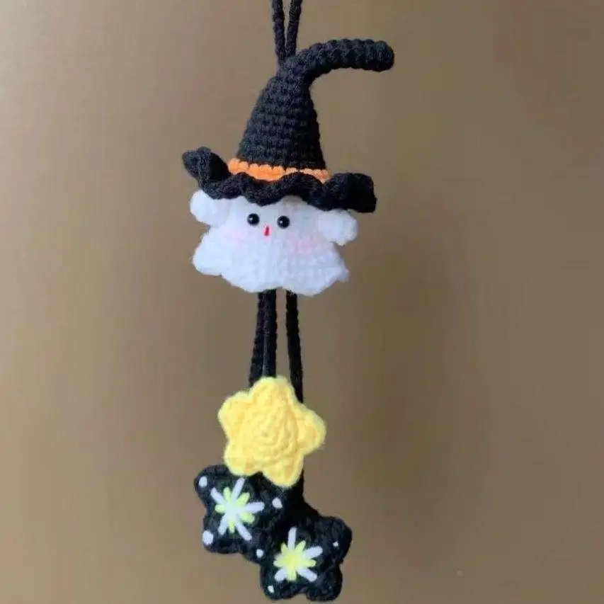 kit-de-materiais-para-tecelagem-de-pingente-chaveiro-artesanal-de-crianca-bruxa-fantasma-agulha-de-croche-decoracao-de-hall