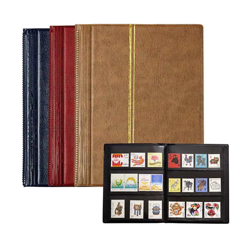 20 Sheets Stamps Collection Album Empty Stamps Storage Collection Organise Album