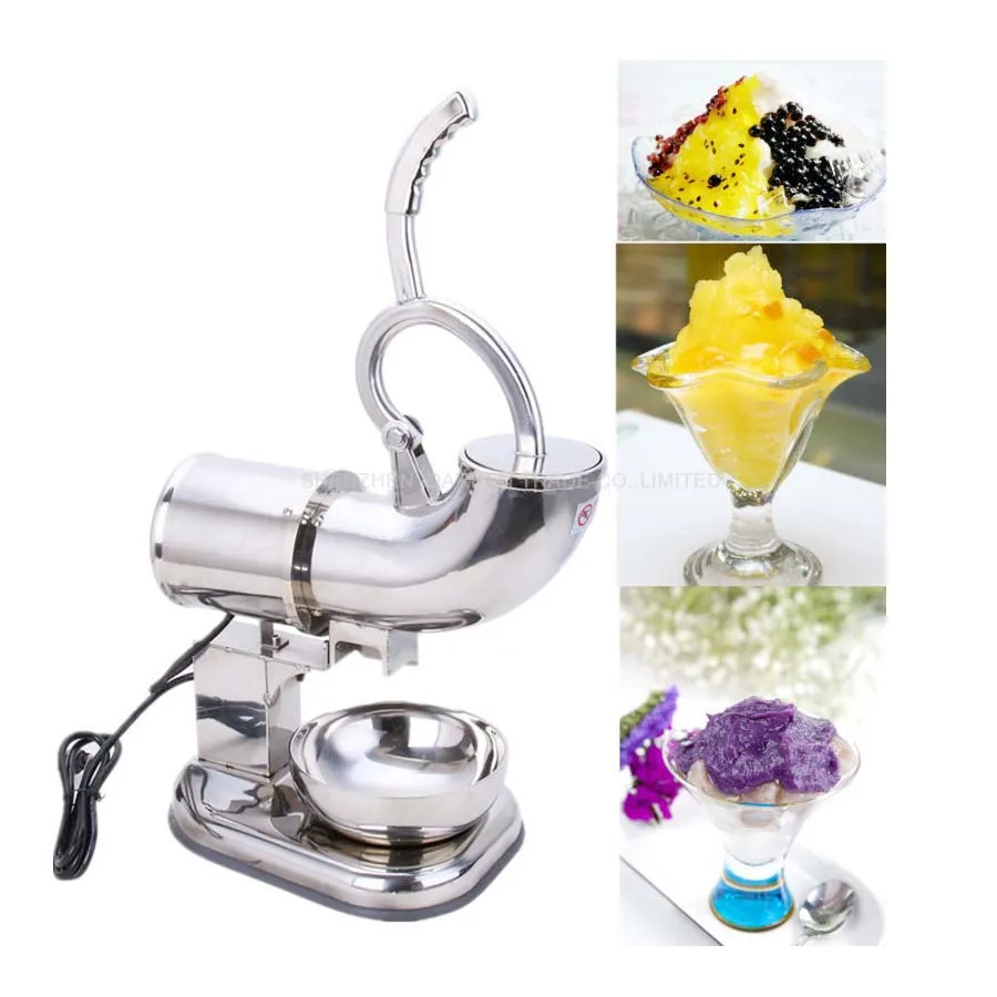 

electric ice shaver 110v/220v Fully Stainless Steel Snow Cone Machine Ice Shaver Maker Ice Crusher machine