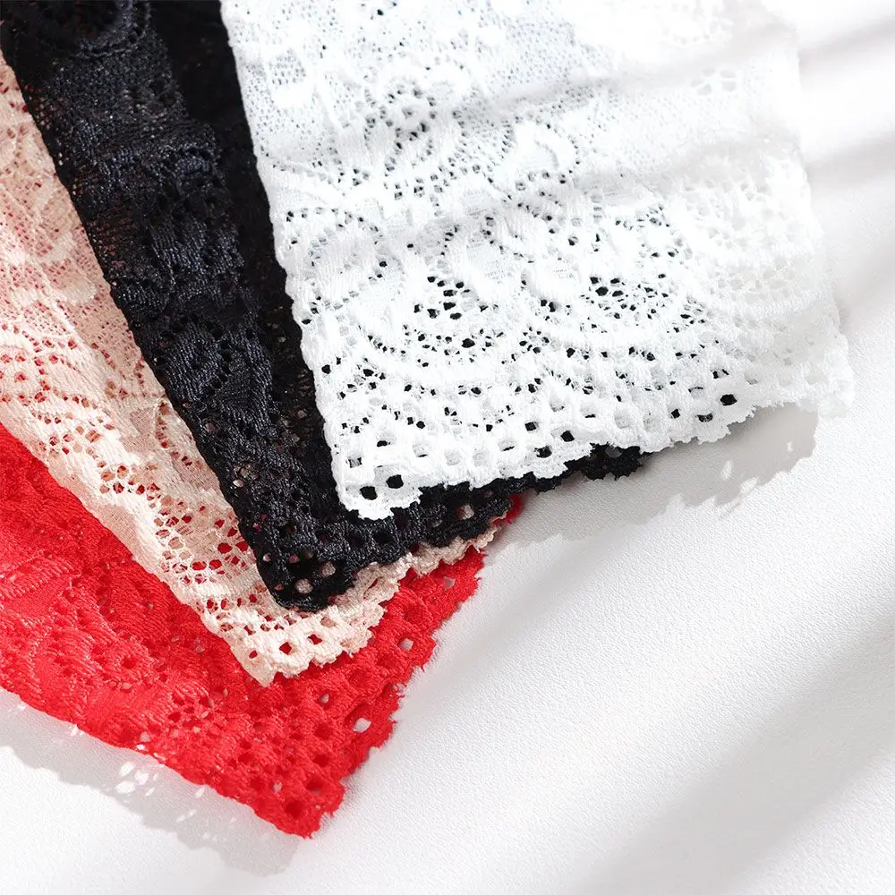 Spring Summer Sunscreen Half Finger Short Gloves Driving Gloves Fingerless Mittens Lace Gloves