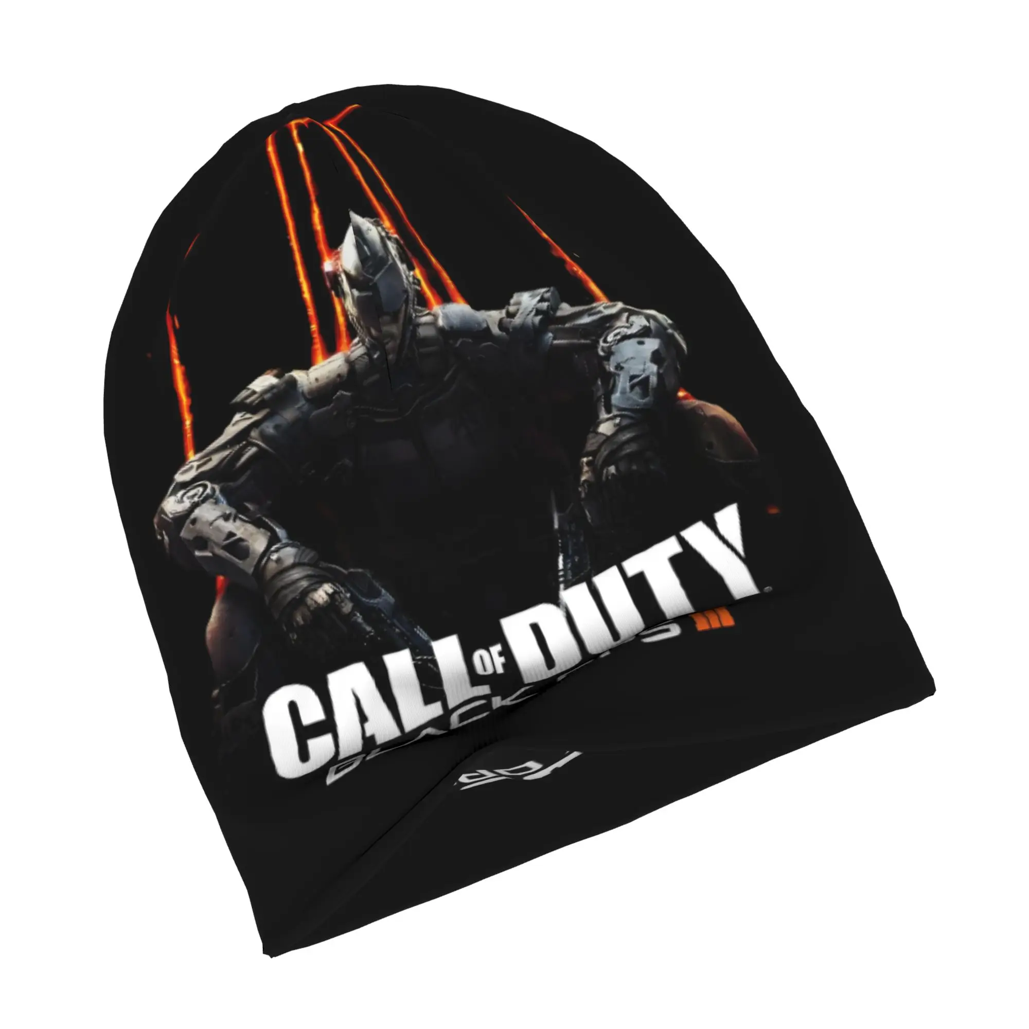 C-Call of D-Duty B-Black O-Ops Shooting Game Beanies Caps Unisex Winter Warm Knit Hat Street Adult  Bonnet Hats Outdoor Ski Cap
