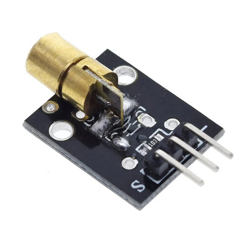 

1/2~200/500Pcs Laser Head Sensor Module KY-008 Laser Tube Module 650nm Laser Sensor Module