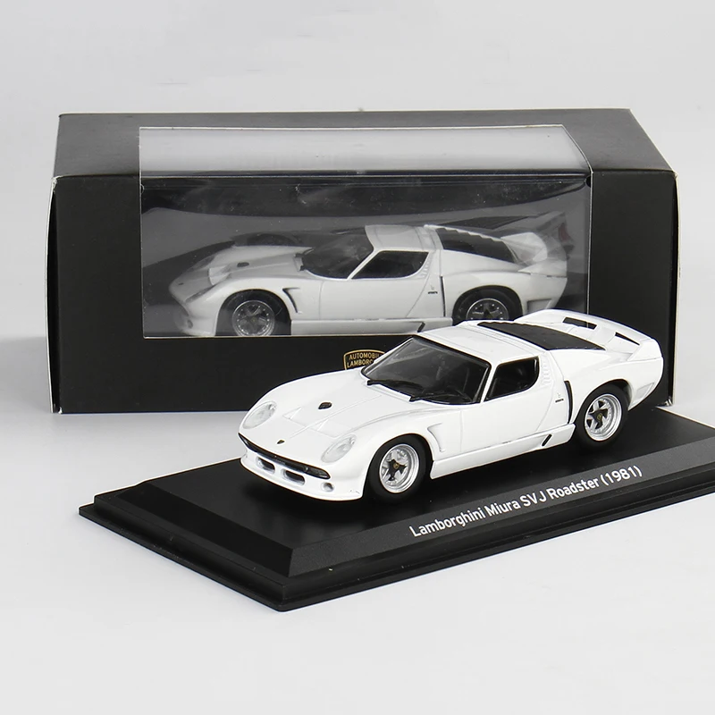 1:43 Lamborghini Miura Miura SV J Roads 1981 Sports Car Alloy Miniature Car Model Diecast Metal Static Children Toy Car Vehicles