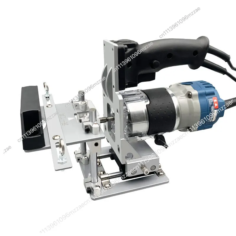2 in 1 Portable Slotting Machine Woodworking Invisible Connector Slotter Milling Cutter Positioning Rack