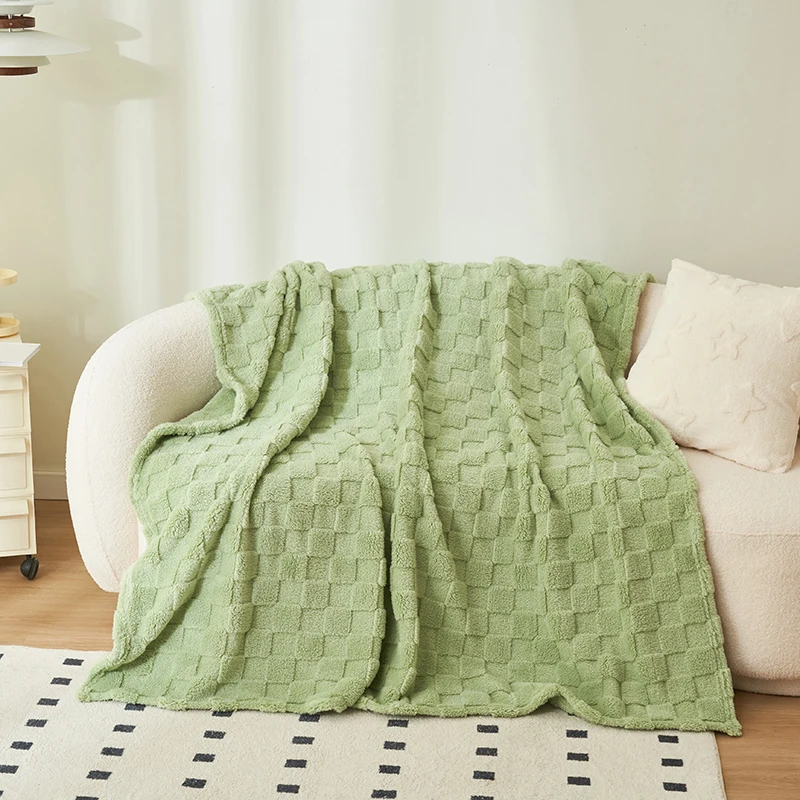 

BeddingOutlet Waffle Plush Multifunctional Blanket Warm Soft Tuff Blanket Suitable For All Seasons Sofa Bed Decor Cover Gifts