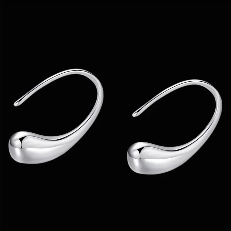 Factory Price Wholesale Drop Silver 925 Plated Ladies Women Earrings High Quality Fashion Classic Jewelry Nickle Free