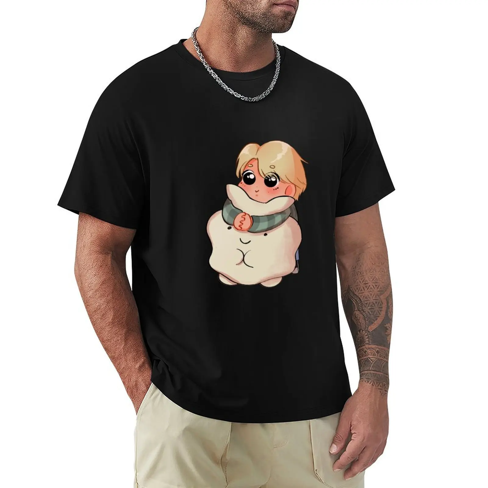 Popcorn Jinki SHINee T-Shirt summer clothes anime figures men t shirts