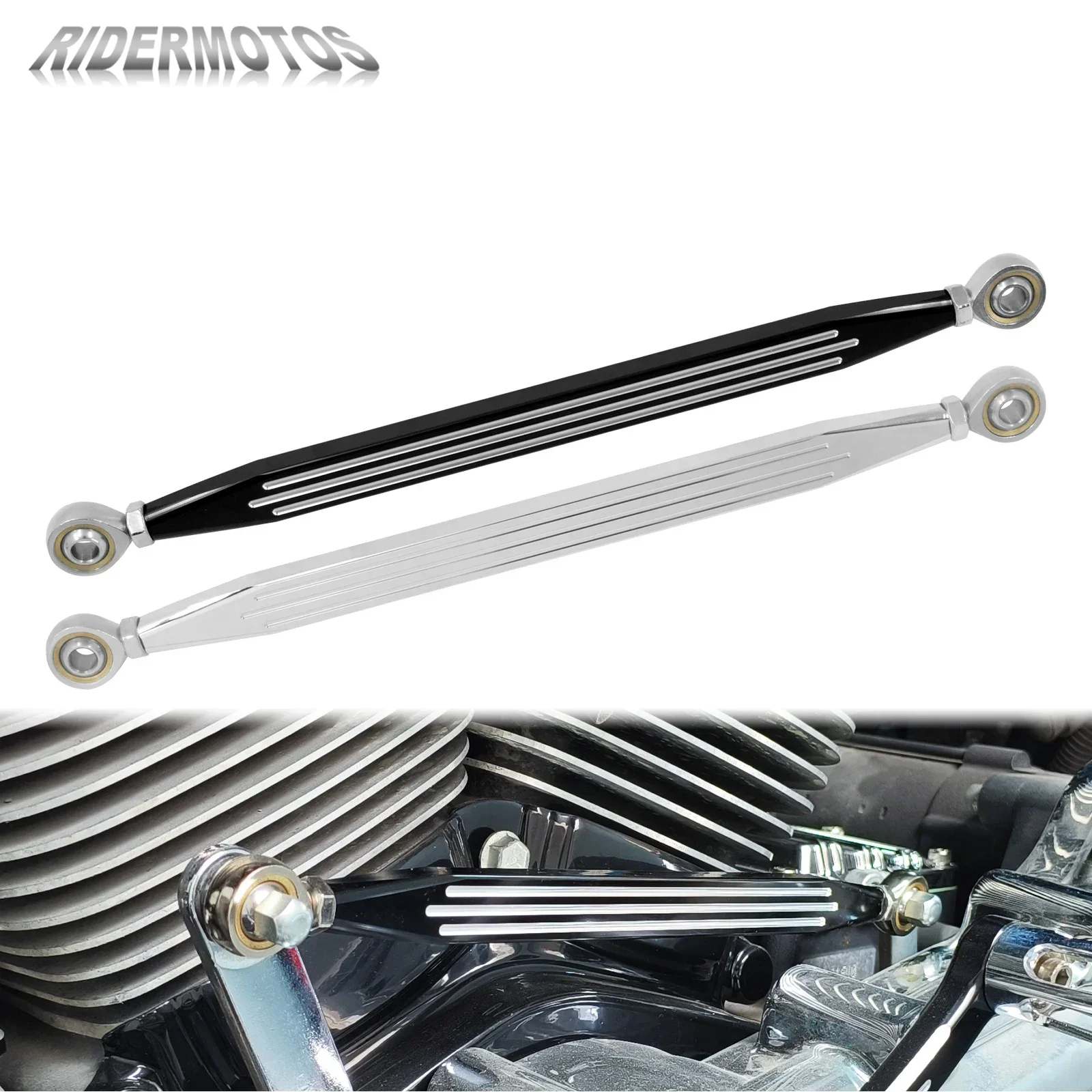 Gear Shift Linkage Lever Motorcycle Shift Cover CNC For Harley Softail Fat Boy FLFB Touring Road King FLHR Street Glide 1980-Up