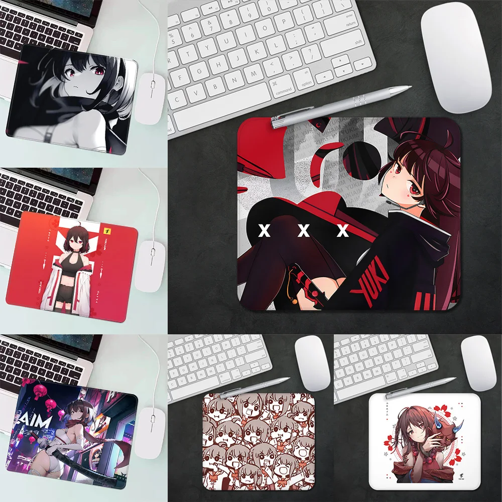 yuki aim Gaming Mouse Pad XS Small Mousepad For PC Gamer Desktop Decoration Office Mouse Mat Deskmat Rug
