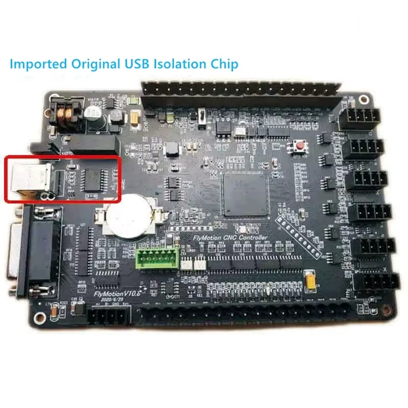 6-осевой контроллер ЧПУ Flymotion для Mach3 USB-контроллер движения с ЧПУ, высокоскоростная дифференциальная версия