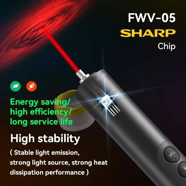 OFW 3 in1 Fiber Optic Tester 20/30mW Visual Fault Locator  -70~+10/-50~+30dBm Optical Power Meter OPM VFL