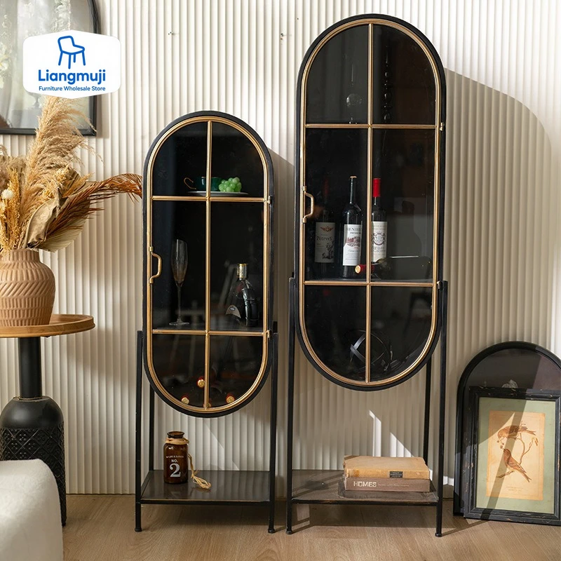 

Living Room House Wine Bar Cabinet Display Modern Simple Stylish Wine Cabinet High Quality Bar Alcool Meuble Bar Furniture