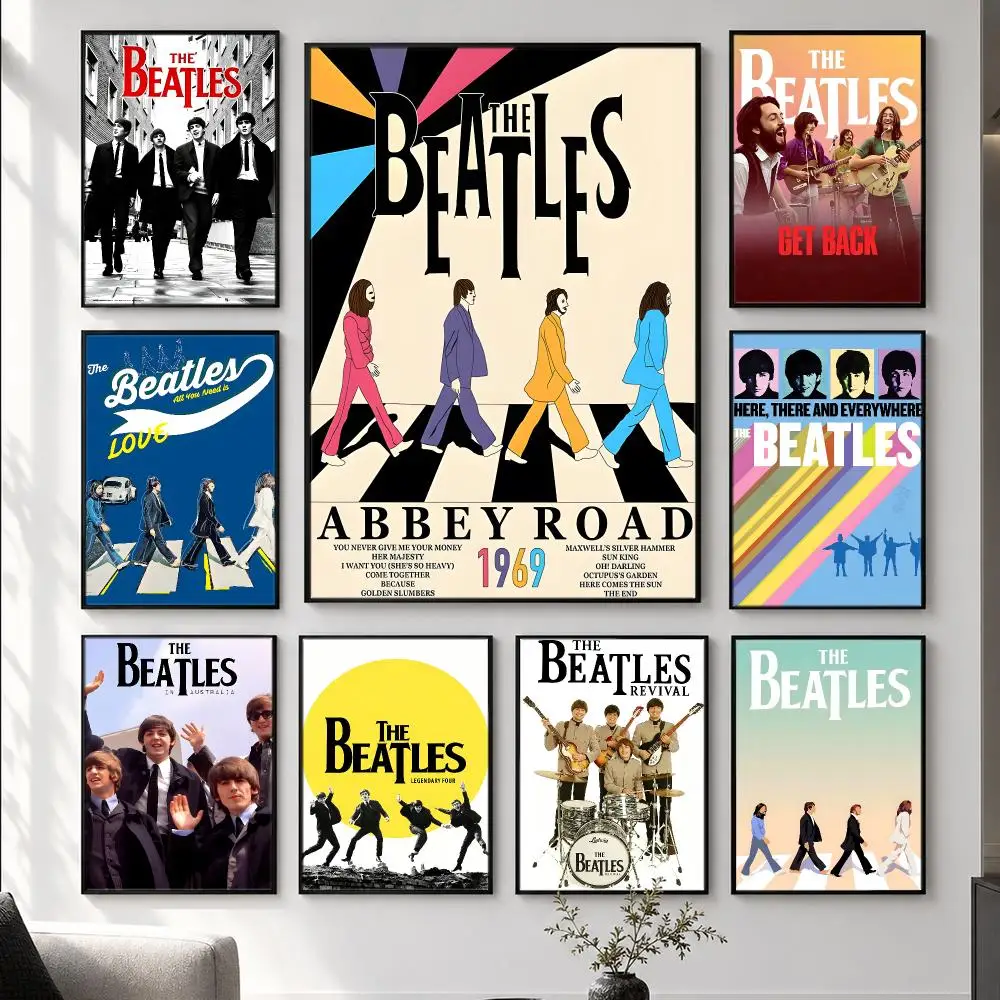 band The Beatles Poster  HD Poster Simple Home Decoration Suitable for Living Room Bedroom Corridor Gift Giving