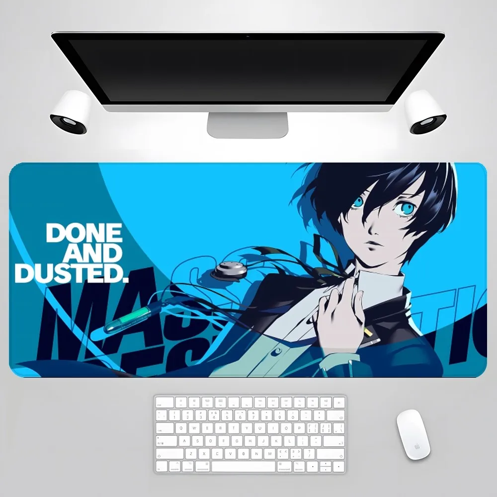 Persona 3 Reload Mouse Pad Gamer Pc Gaming Accessories Rubber Mat XXL Deskmat Mats Keyboard Cabinet Mause Laptops