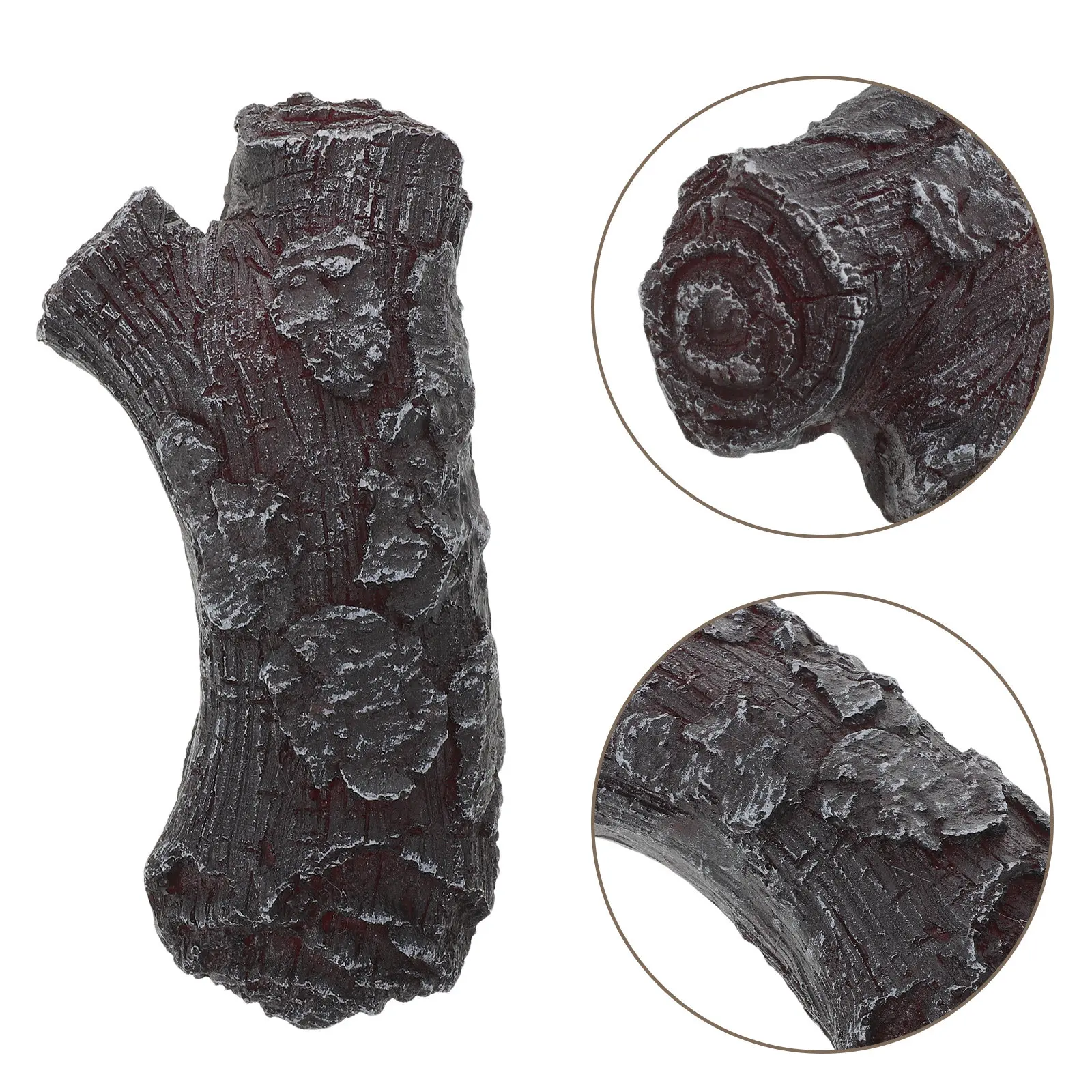 炎のないled暖炉用ログ、リアルな偽火装飾、照明付き装飾ログ、リビングスペース、お祭り、日常の雰囲気作りに