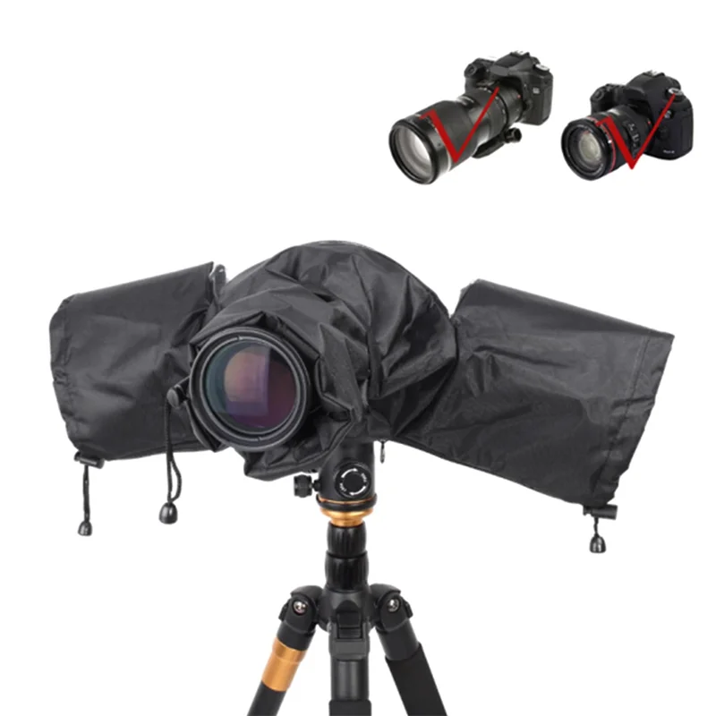 Portable Camera Rain Cover Rain Shade Waterproof Raincoat Raincover DSLR Camera Accessories for Canon Nikon Sony