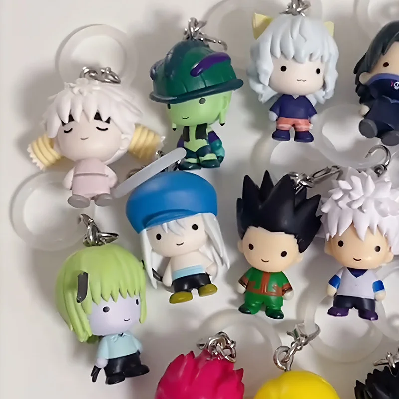 HUNTERXHUNTER ミニ フィギュア ちみメガチャーム 5個セット BANDAI ORIGINAL GASHAPON Hunter x Hunter Meruem Komugi Neferpitou