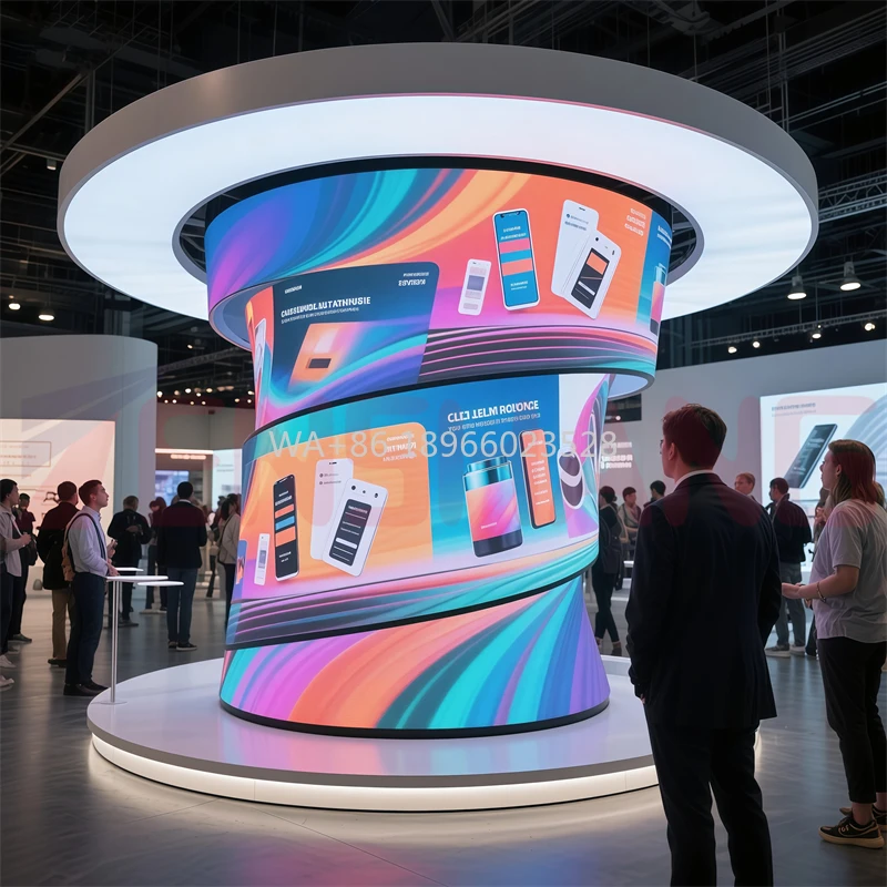 

Lightweight Foldable LED Screen Flexible LED Curtain Panel for Theatrical Stages Wedding Decor Business Commercial Advertising