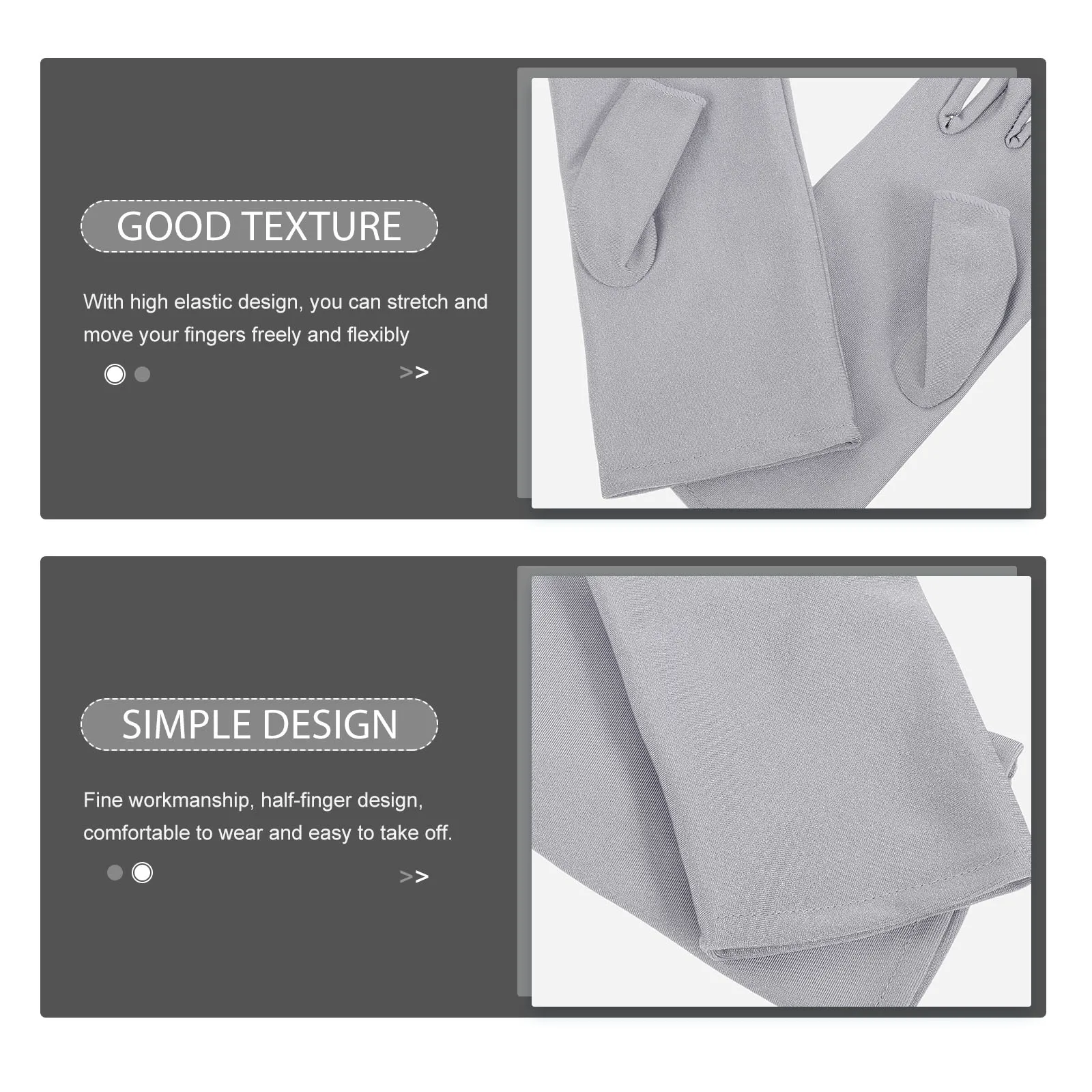 

1pcs 1 Pair Uv Protection Gloves Women Fingerless Half Finger Sun Block Gloves For Outdoor Cycling Driving Manicure Anti Uv