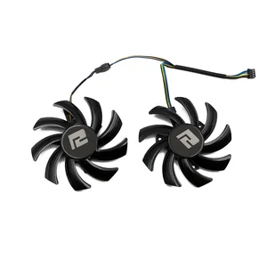 Fan powercolor'un RX 6700XT 6600XT 6600 Avcı Uçağı, Fan, KENDİN yap, 85 mm, RX 5700 5500 5600 XT En çok satılan 12 ekran kartı, rx-5500 - xt-no. 7