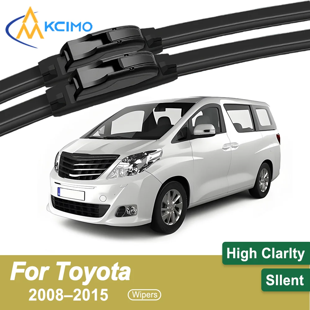 

Premium 2-Pack Windshield Wipers Compatible For Toyota Alphard AH20 2008–2015 All-Weather Durability for Safe Driving