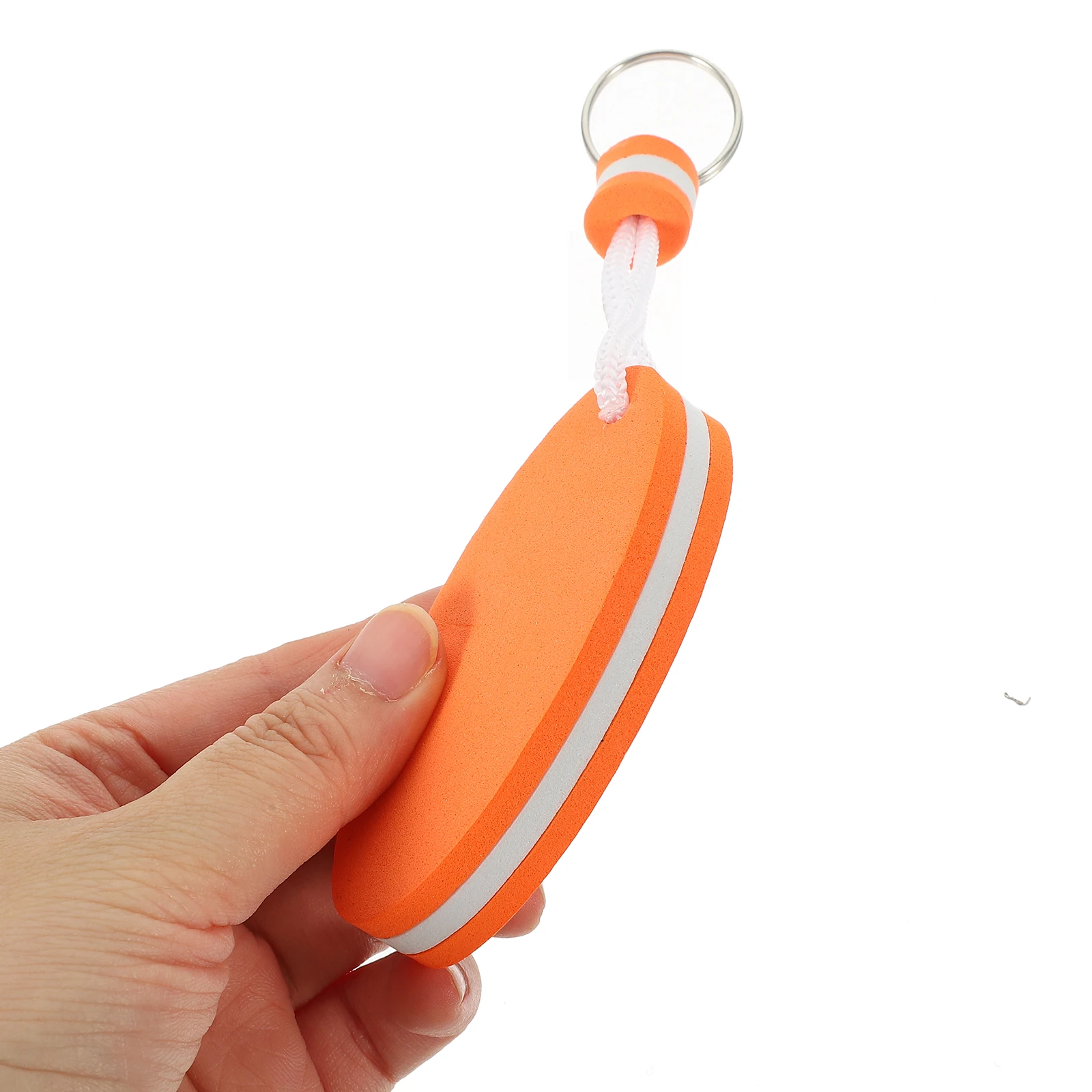 

2pcs EVA Oval Keyrings Floating Key Chain for Water Sports Boat Kayak Sailing Canoeing Lightweight Durable Gift Souvenir