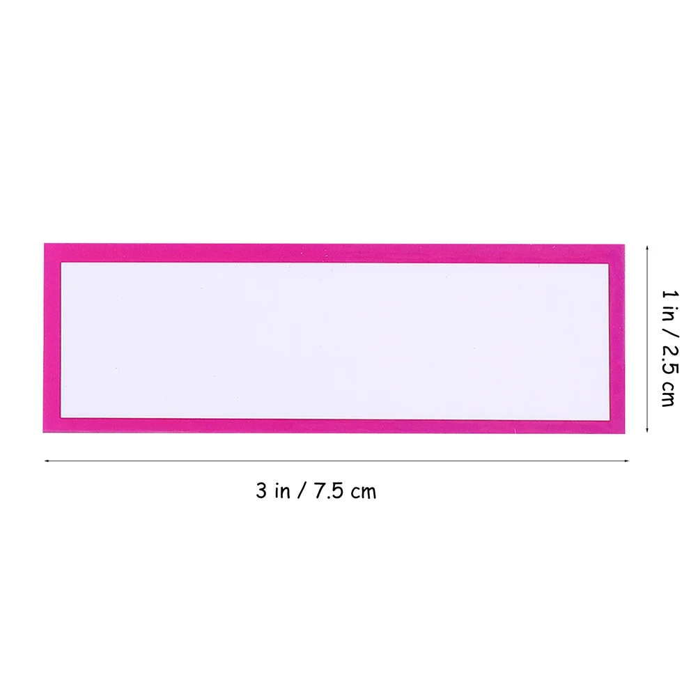 40 قطعة من ملصقات الملصقات المغناطيسية للمسح الجاف وقابلة لإعادة الاستخدام للكتابة على علامات الأسماء لخزانة السبورة البيضاء والمكتب وتنظيم المنزل