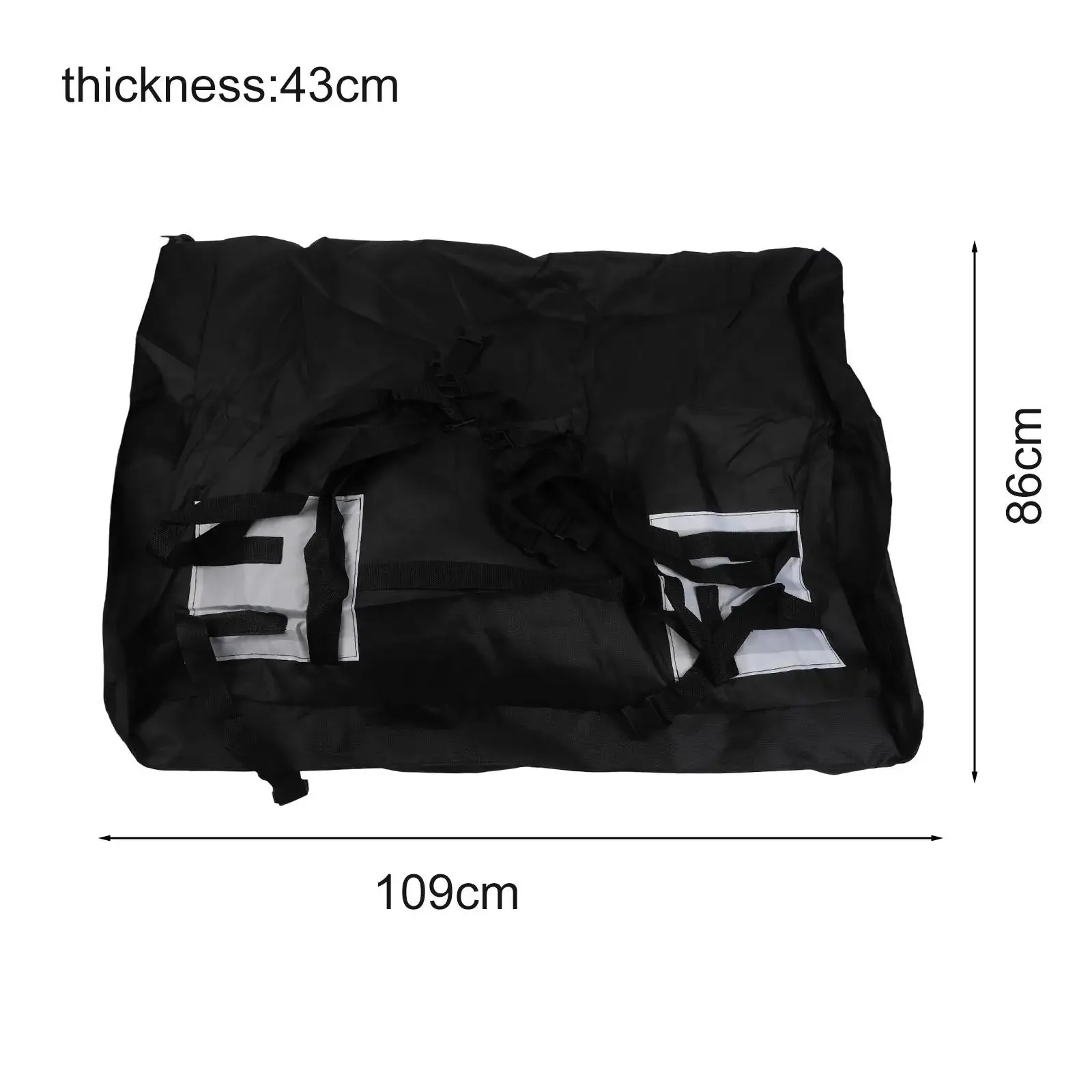 

Waterproof Car Roof Top Rack Carrier Cargo Bag with Aerodynamic Design Oxford Fabric and Secure Adjustable Straps