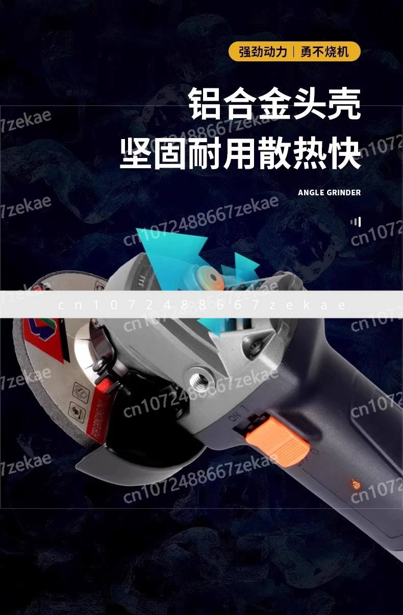 

Бесщеточная угловая шлифовальная машина 1010T/H/S, регулирующая скорость, режущий станок переменного тока, электроинструмент, 220 В, ручной