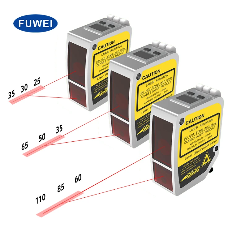 FUWEI FLR--85-RS485-M Display digitale OLED Sensore di distanza di spostamento laser ad alta precisione Misurazione della posizione lineare dell'angolo