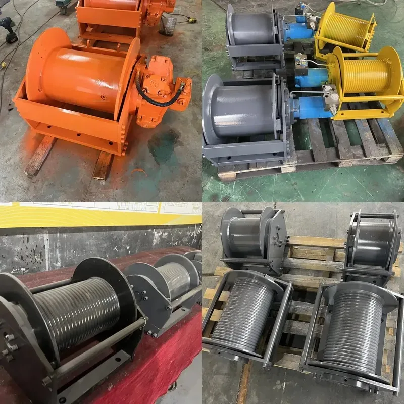 Small 316 Stainless Steel Hydraulic Winch for Marine Use with Five Star Motor and Wire Rope
