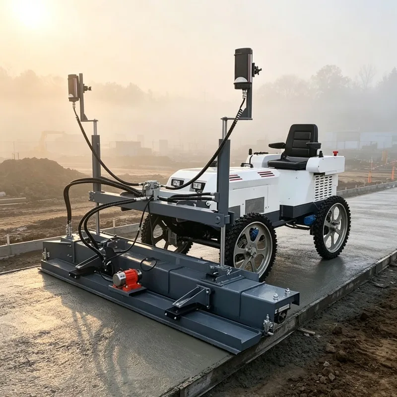 CE Certified Concrete Laser Screed Reliable Floor Leveling Machine For International Construction Market Sale