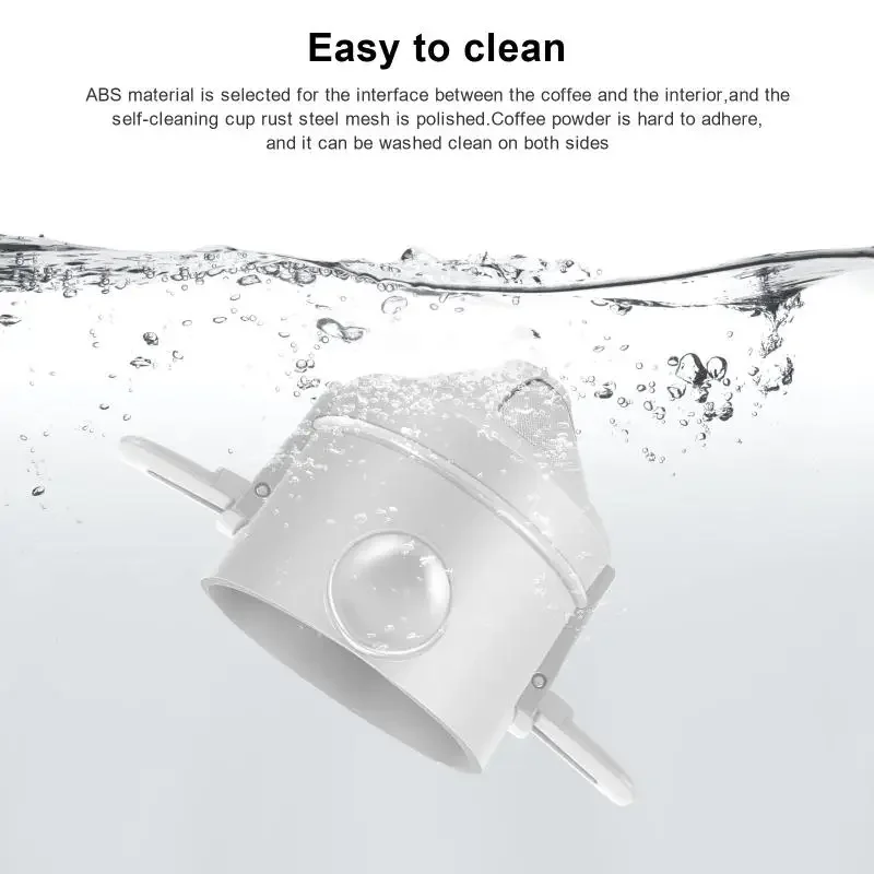 Portable Foldable Coffee Filter Stainless Steel Easy Clean Reusable Coffee Funnel Paperless Pour Over Holder Coffee Dripper