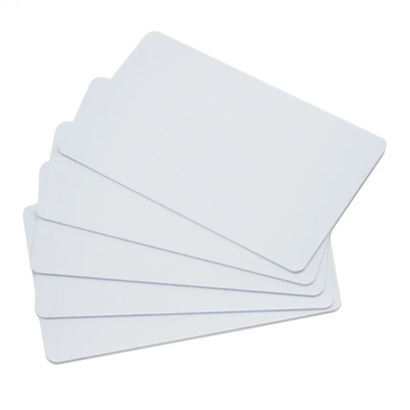 100PCs cr80 size HF 13.56MHz iso14443a RFID ntag213 NFC printable blank card PVC offset printing, silk-screen printing blank or