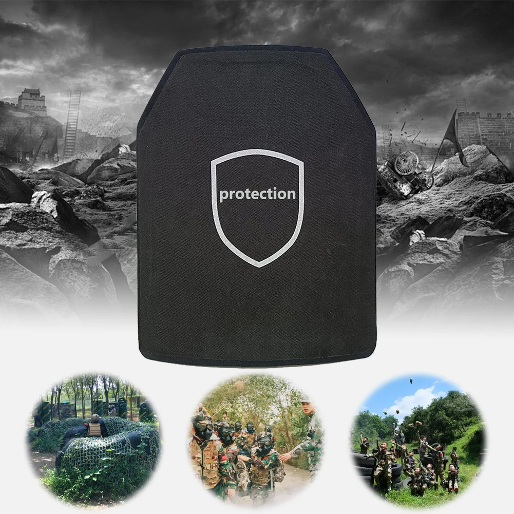 30x25cm Bullets-Proof Plate Backpack Armor Panel Lightweight Bulletsproof Plug PE IIIA Safety Vest Ballistic Body Armour Board