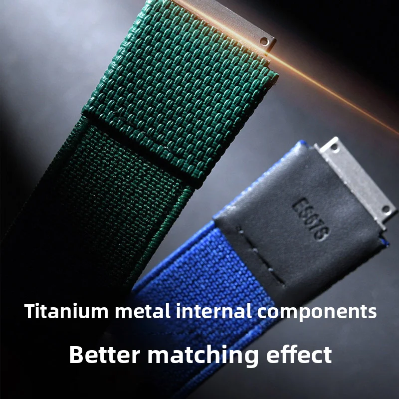 Customized Elastic Nylon FKM WatchBand For RM Richard Miller RM67 RM67-02 67-01 RM35-02 Men Loop Watch Strap wristband Bracelet