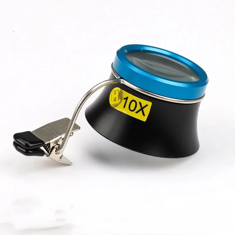 5X 10X 20X Eyeglass Magnifier Clip-On Eye Loupe Magnifying Lens Portable Eyepiece Operation For Watchmaker Opening Repair Tool