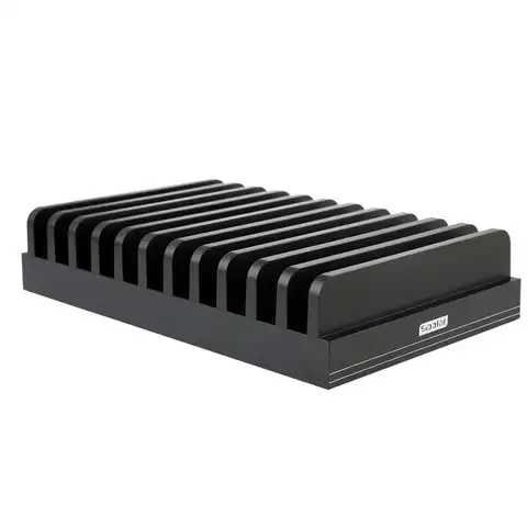 Suporte de estação de carga multifuncional, doca de carregamento, suporte de emenda, caixa de armazenamento para iPhone 5, 6S, 7 Plus, iPad, MAC, tablets