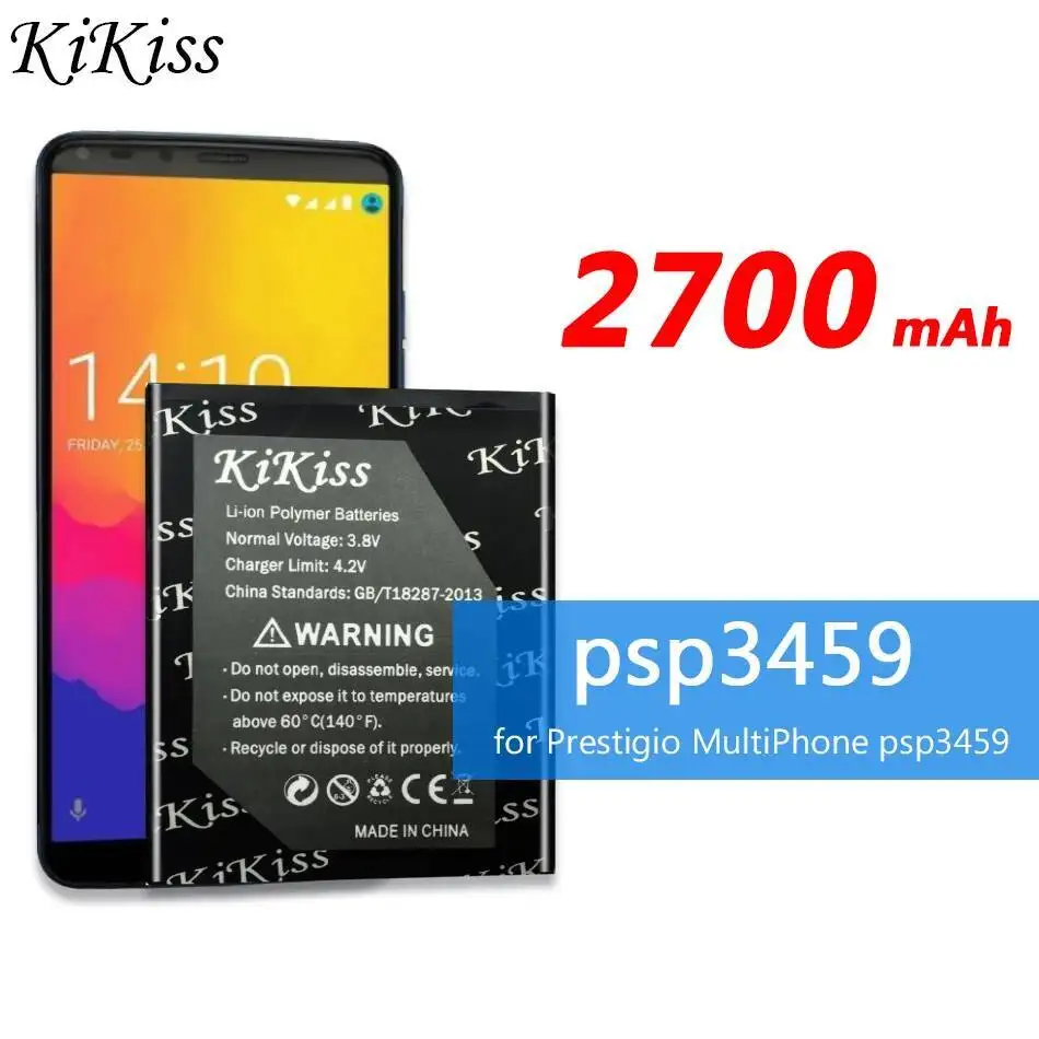 طاقة موثوقة لبطارية الهاتف المحمول Prestigio Multiphone Duo Psp3459 عالية التوافق 2700Mah