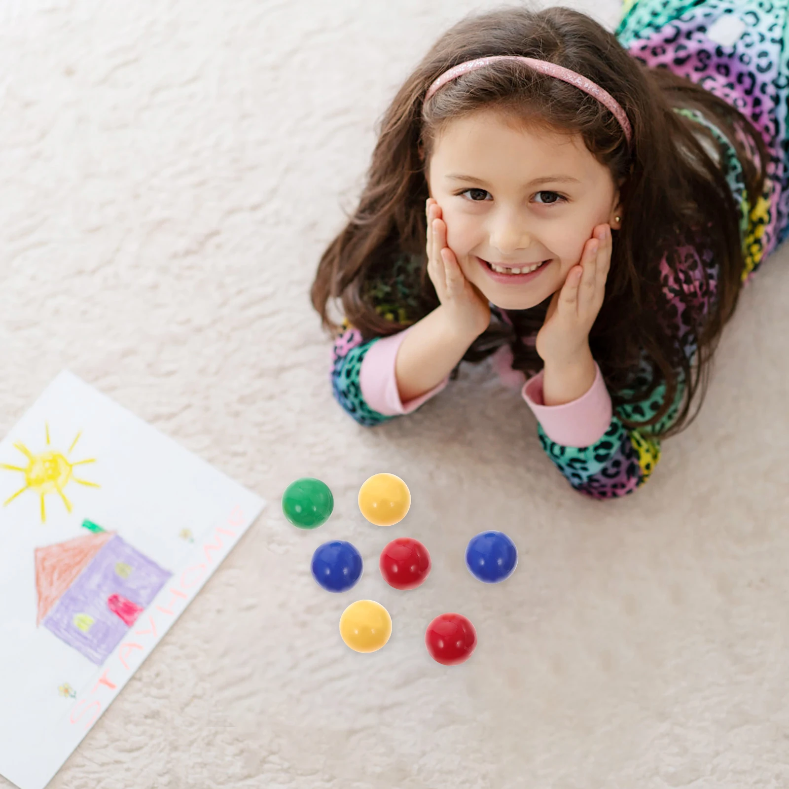 48 pçs bola de ajuda de ensino de matemática crianças brinquedos canicas coloridas para jogos de tabuleiro bolas sólidas plástico jogando criança