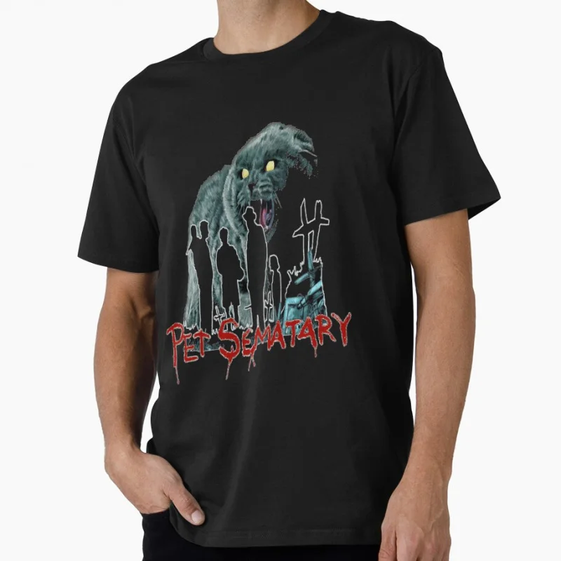 

Beautiful Model 80s horror movie pet sematary Scary Halloween Gift t shirt for man Large size Tops S-6XL printed Clothes