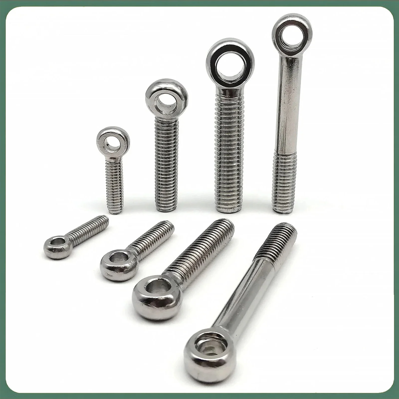 M5 M6 M8 M10 M12 304 Stainless Steel Ring Link Bolt Fisheye Eye Slip Hole Screw