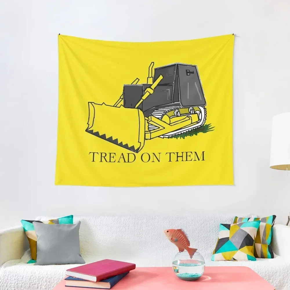 

Marvin Heemeyer: Tread on them, Killdozer Tapestry Room Decor Cute Japanese Room Decor Tapestry